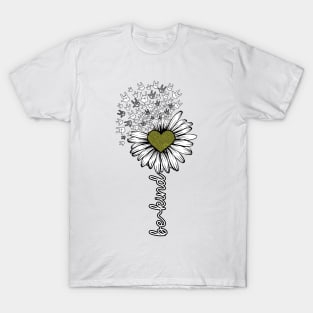 Be Kind Daisy, American Sign Language T-Shirt